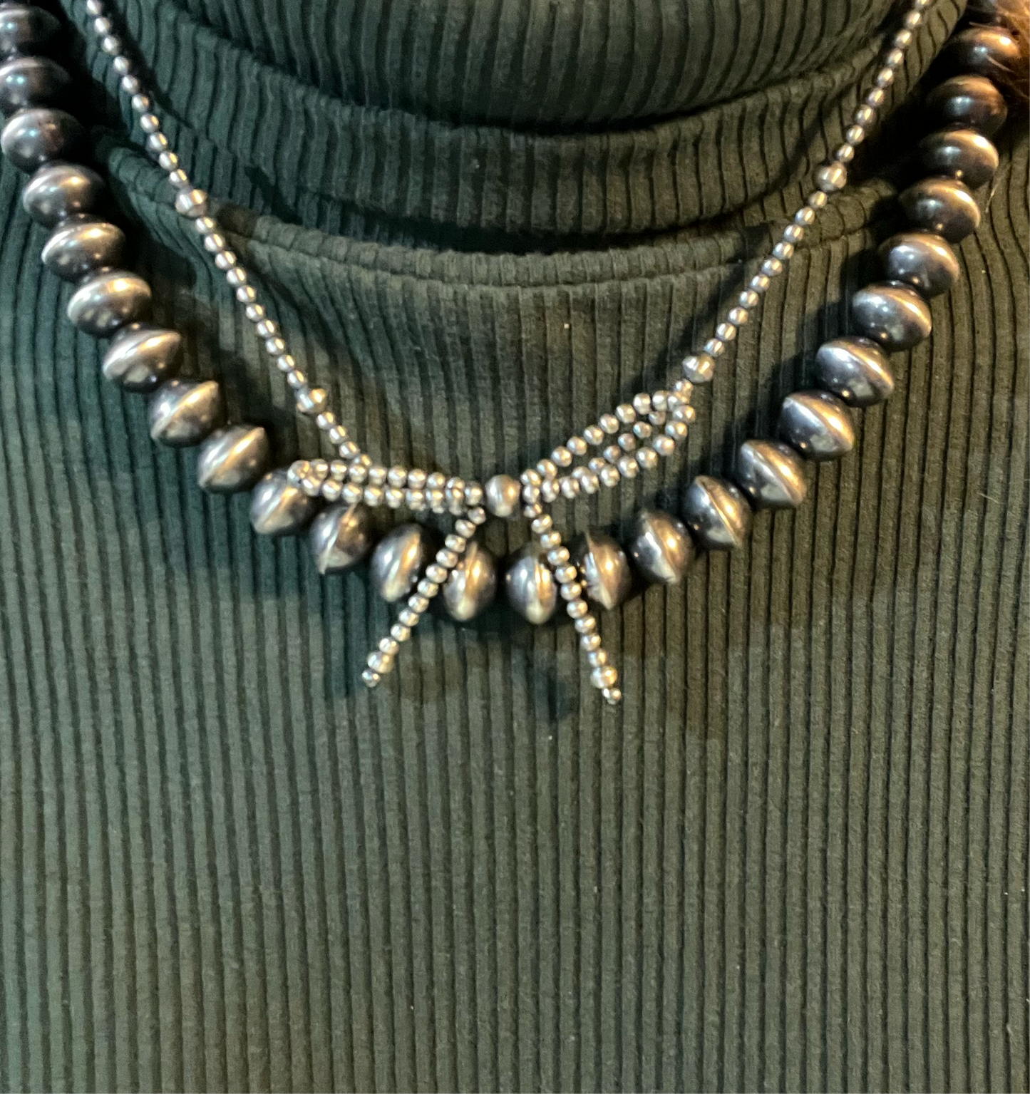 Bow Necklace 18”