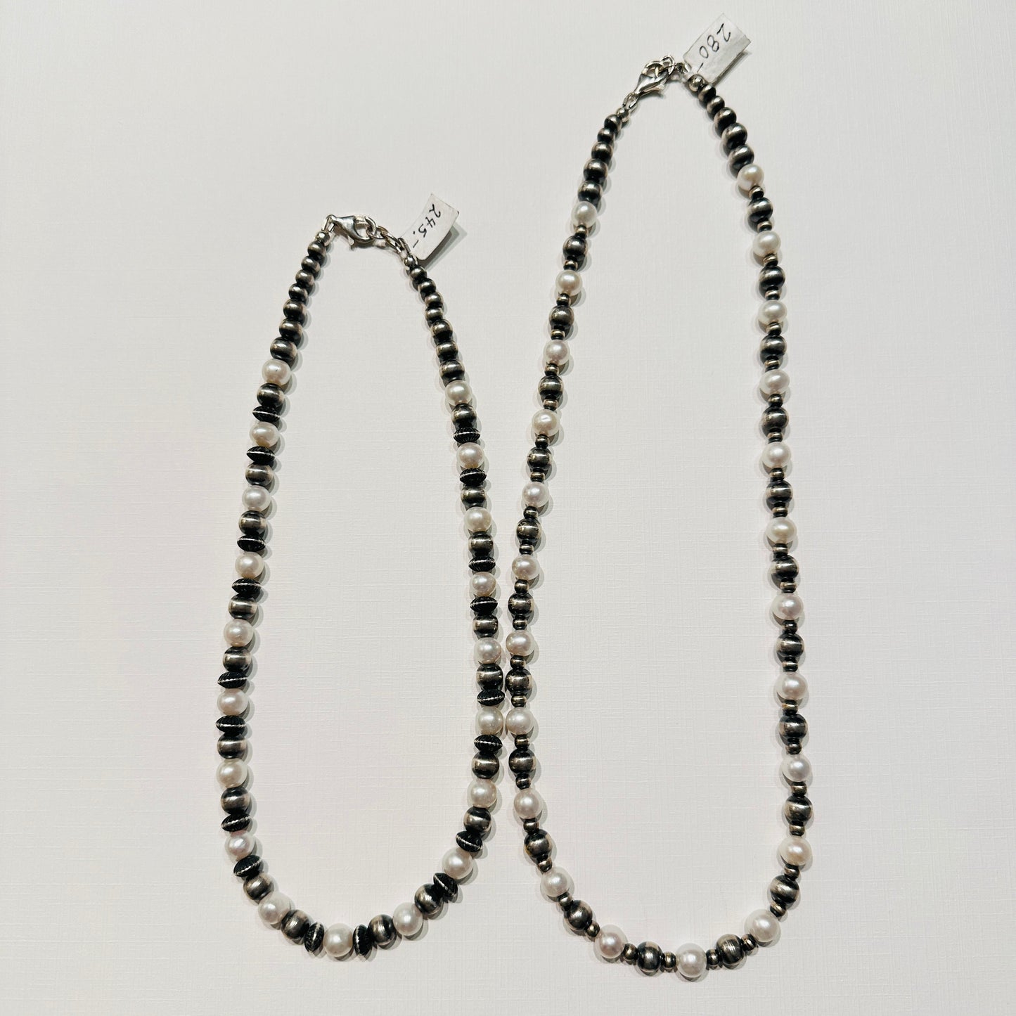 Navajo Pearl and Pearl 20" Necklace