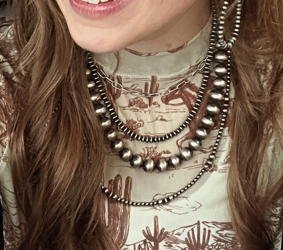 12MM Navajo Pearl Necklace