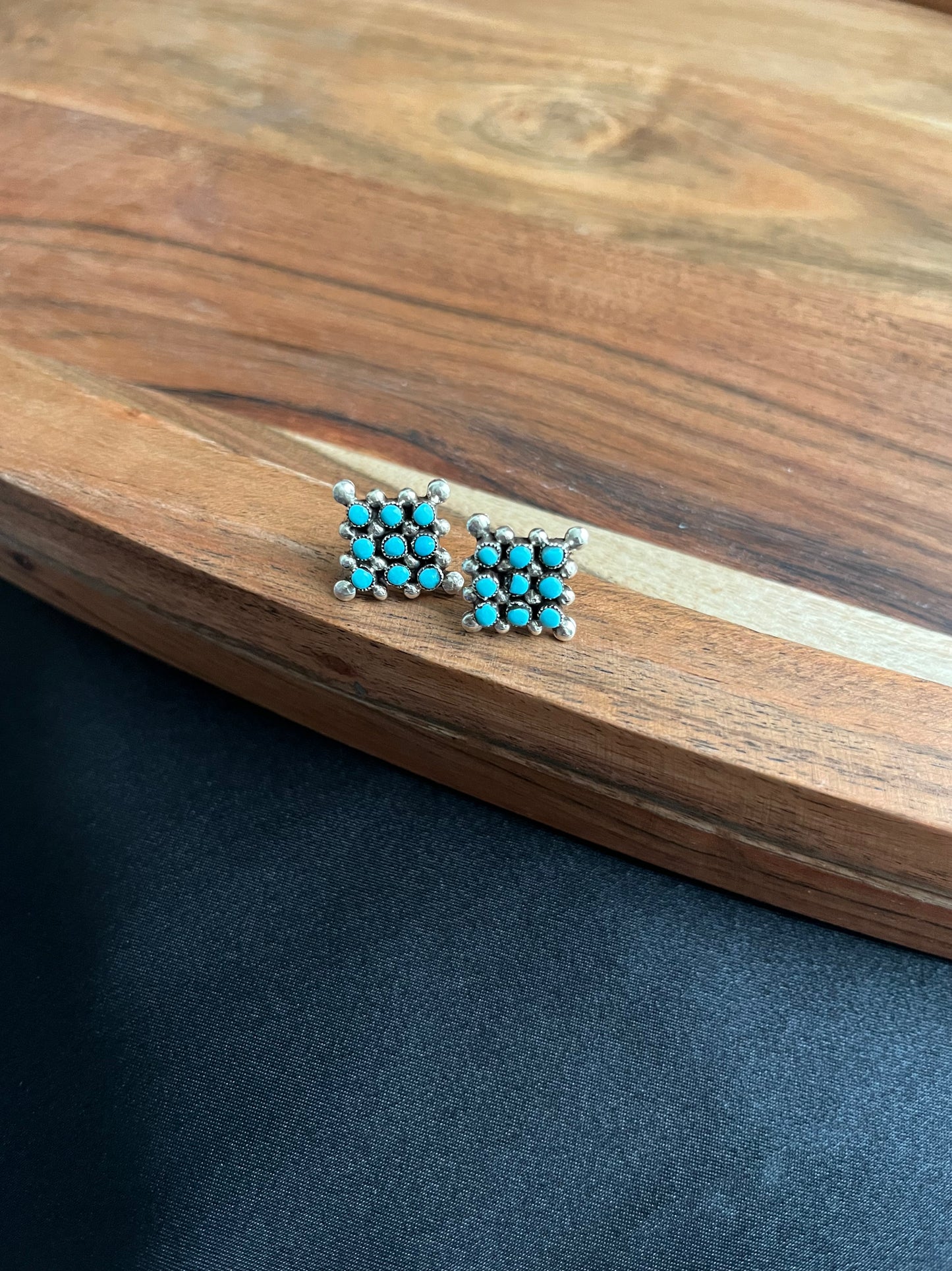 Zuni Snake Eye Stud Earring