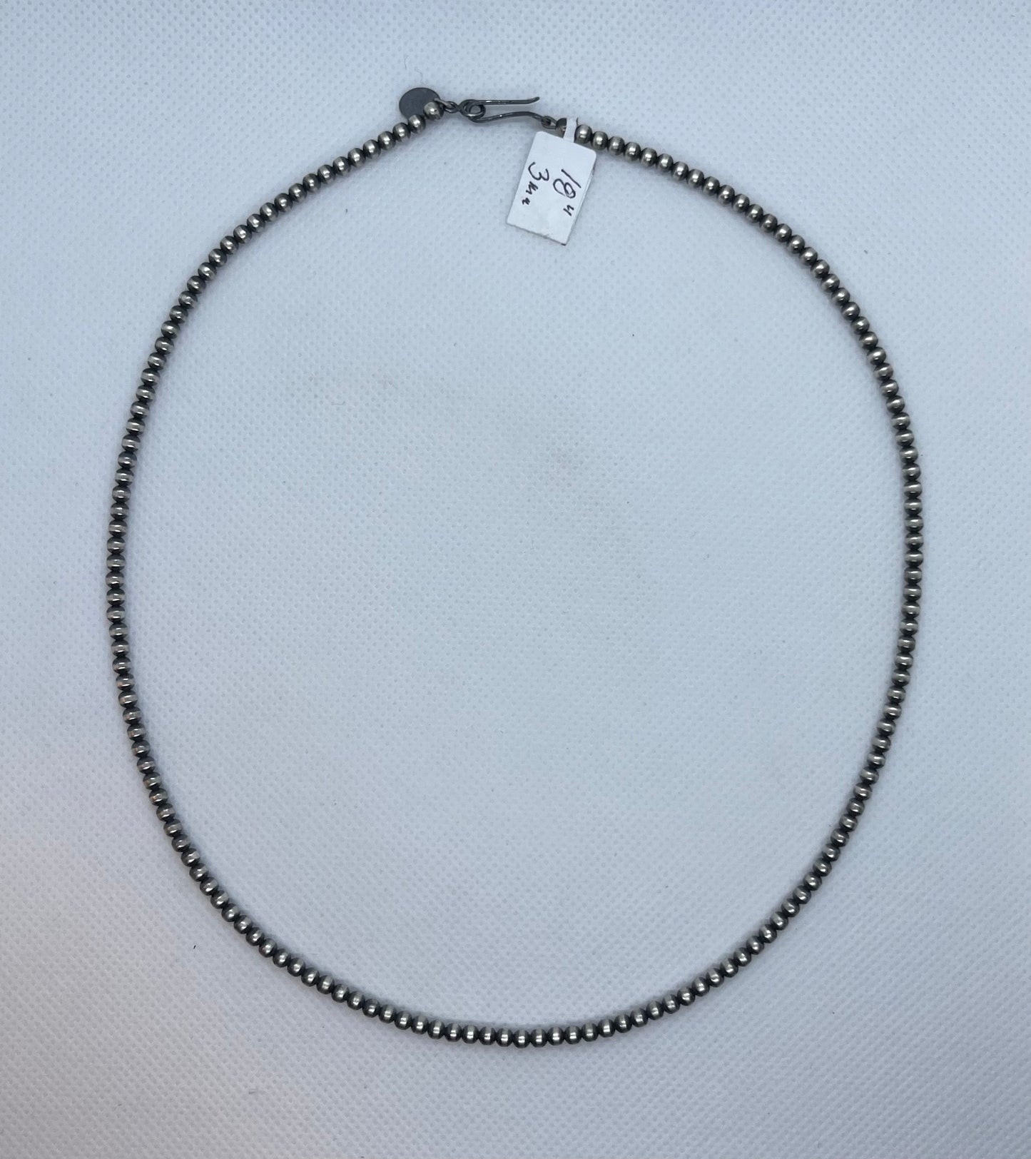 3MM Navajo Peal Necklaces