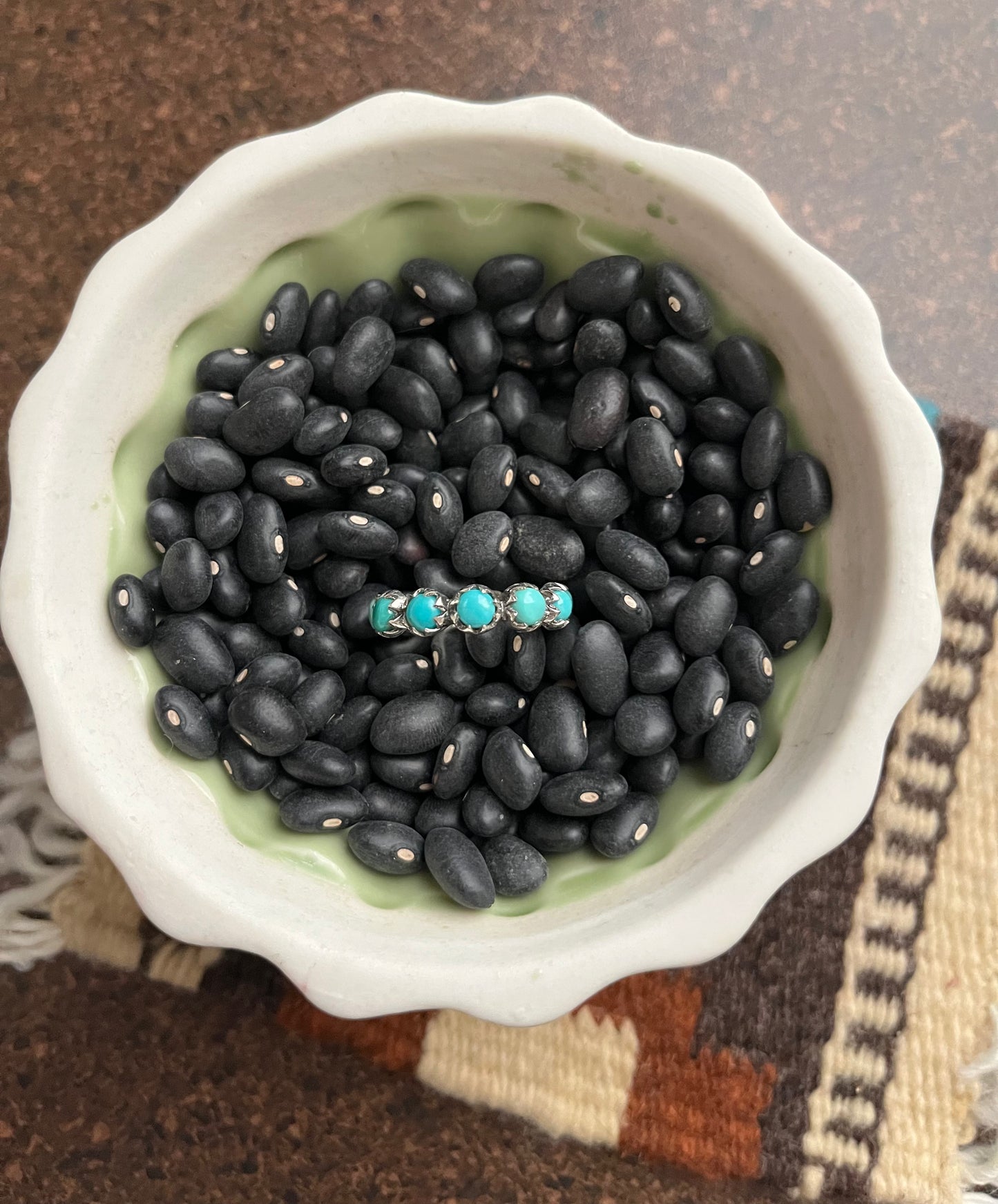 Mini Turquoise Eternity Band