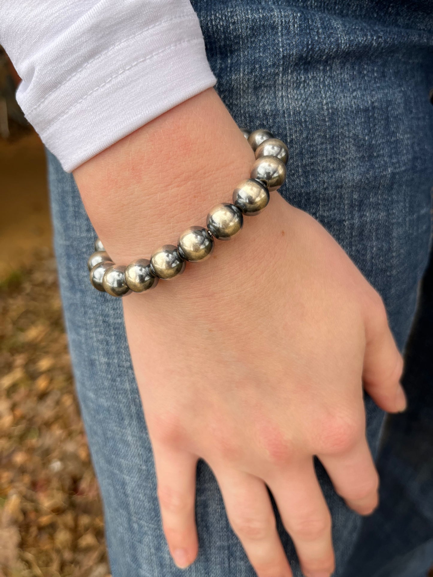 Navajo Pearl Stretch Bracelet