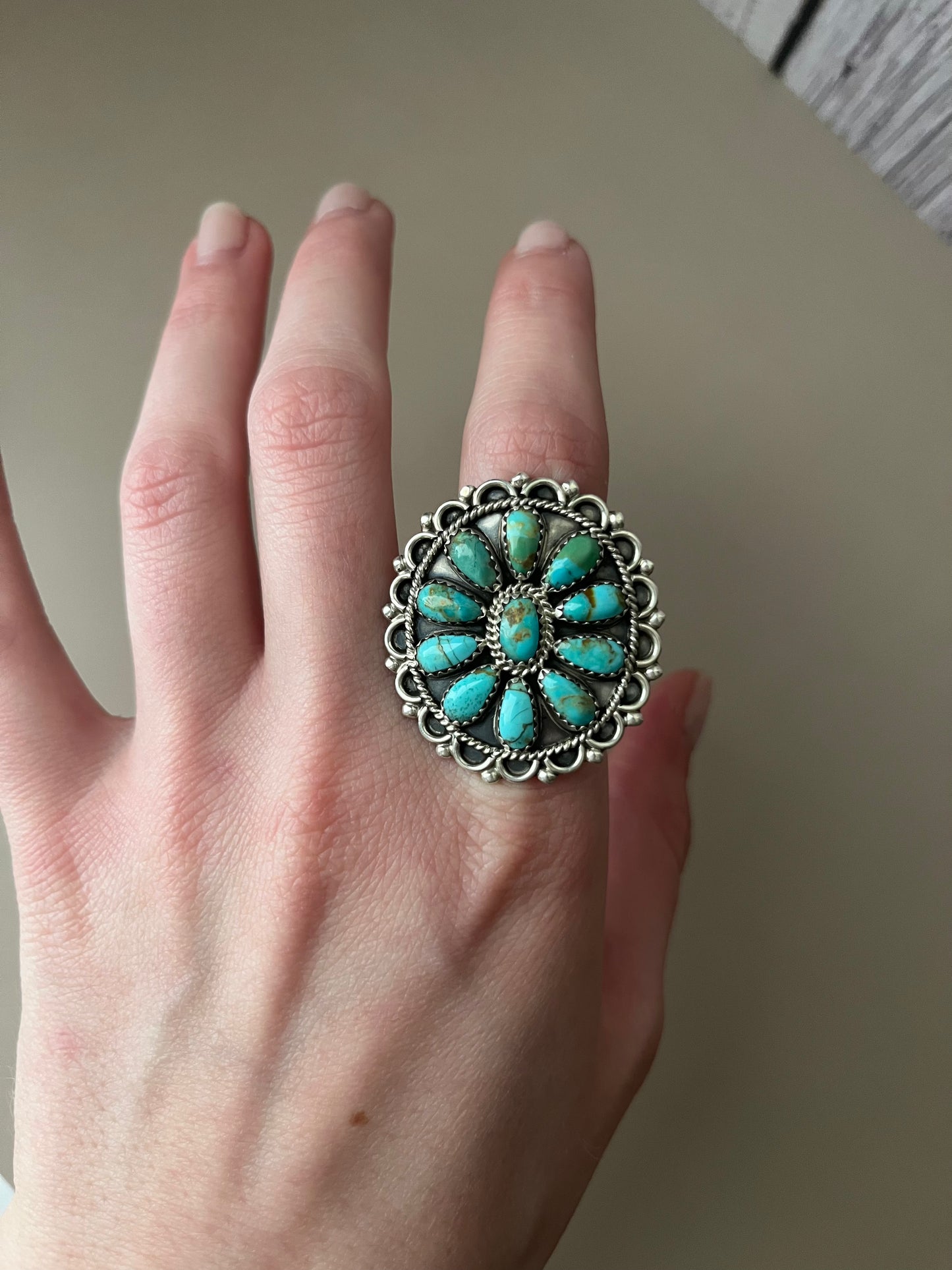 Cluster Ring by Ophelia Moses Size 6 1/2
