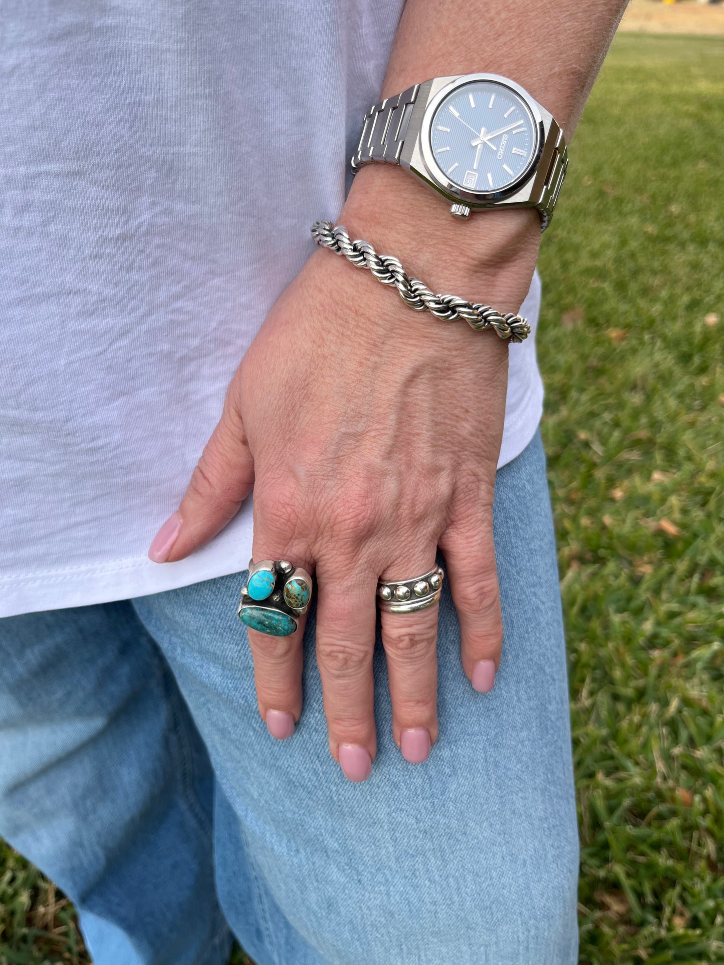 Toggle 7mm Twisted Wire Bracelet