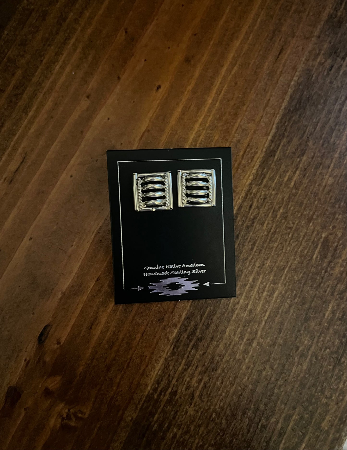 Priscilla Apache Stud Earrings Signed