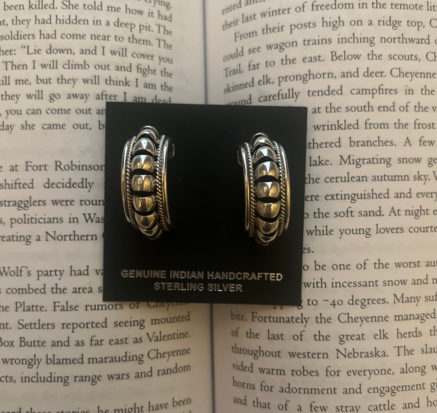 Priscilla Apache Hoop Earrings