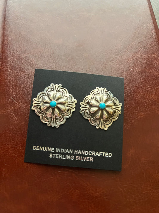 Half Concho Earring