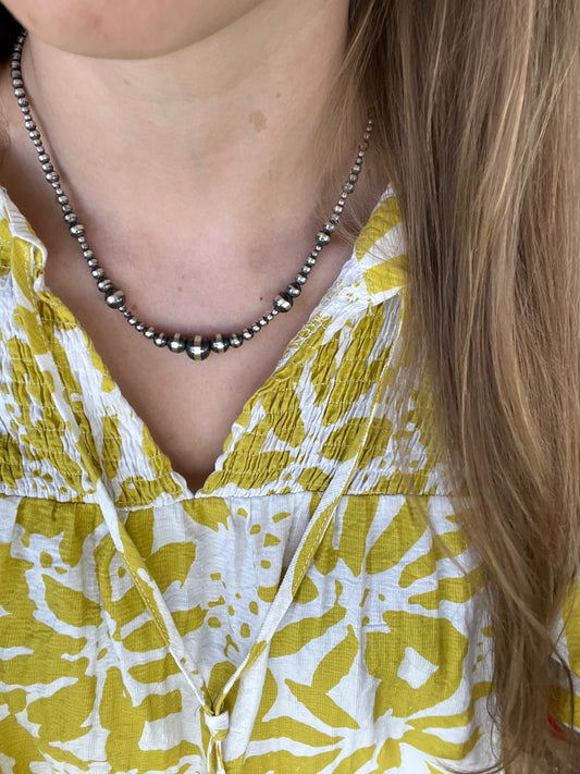 Mixed Beaded 18” Necklace