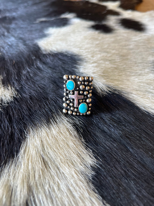 Adjustable ring stamped