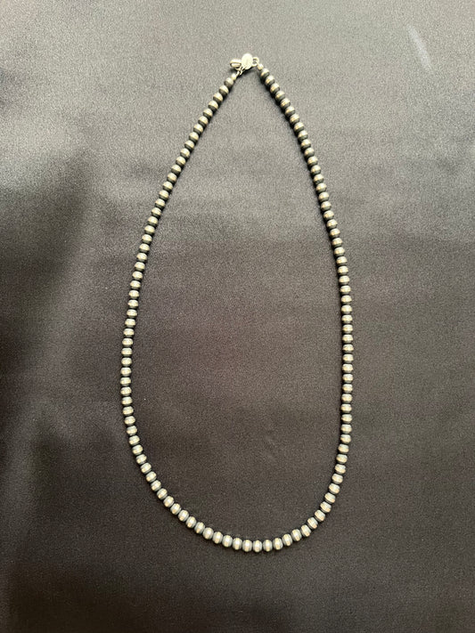 5MM Navajo Pearl Necklace 22"