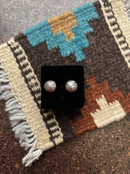 Concho Stud Earrings