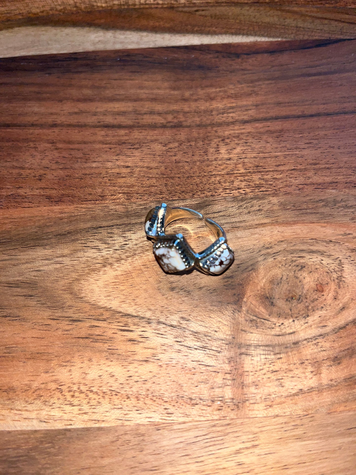 Wild Horse Diamond Adjustable Ring