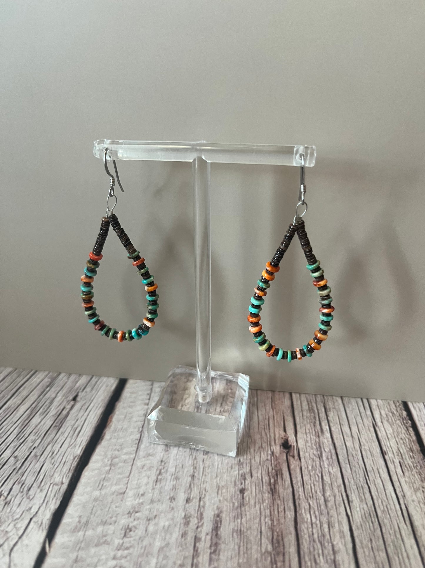 Multicolored Teardrop Earrings