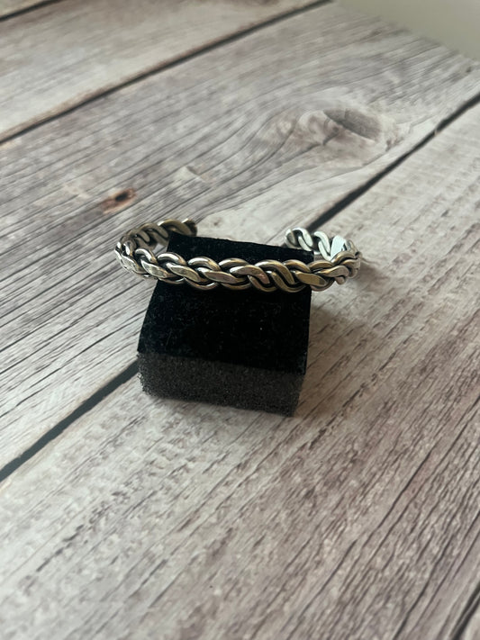 Sterling Silver Twisted Cuff